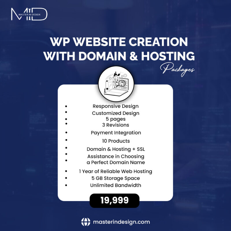 Website Creation & Domain/Hosting