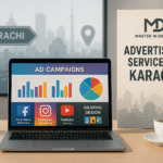 Master in Design team managing digital ad campaigns in Karachi