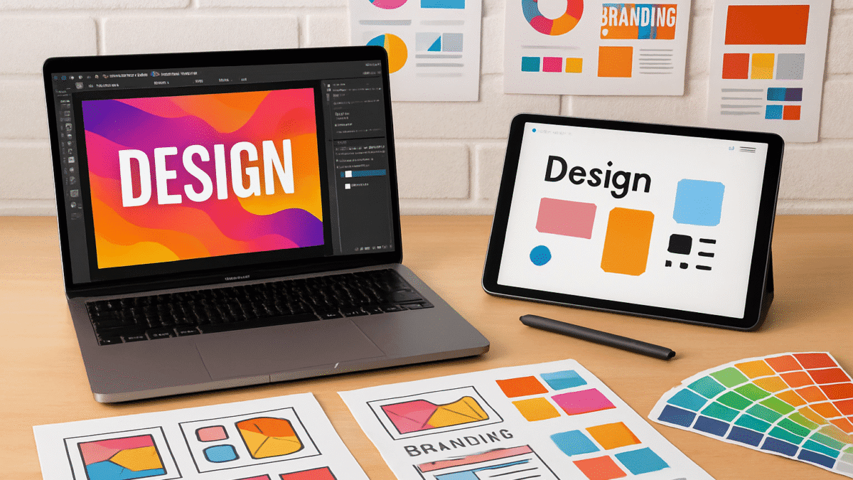 Creative graphic design tips for eye-catching social media posts and consistent brand visuals