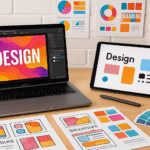Creative graphic design tips for eye-catching social media posts and consistent brand visuals