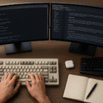 "AI-powered IT automation streamlining corporate workflows with advanced technology integration in modern businesses"